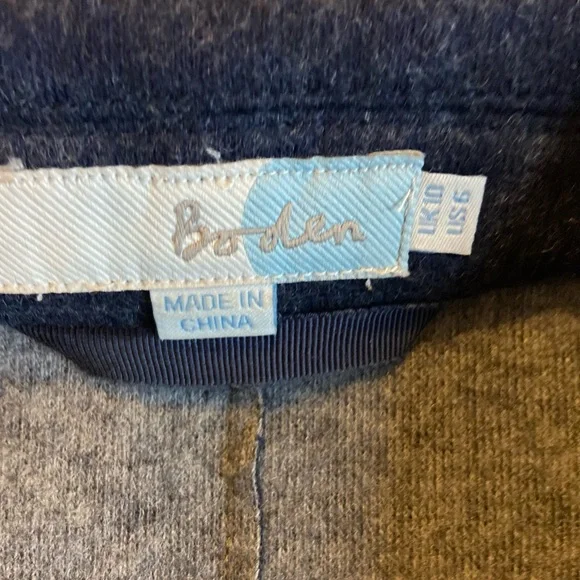 Boden double faced wool wrap jacket, Womens size 6 EUC - Picture 10 of 12